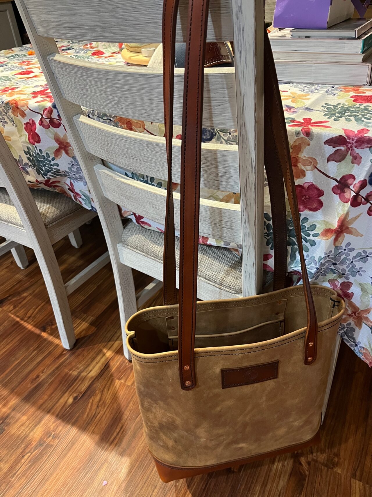 tote bag with long straps